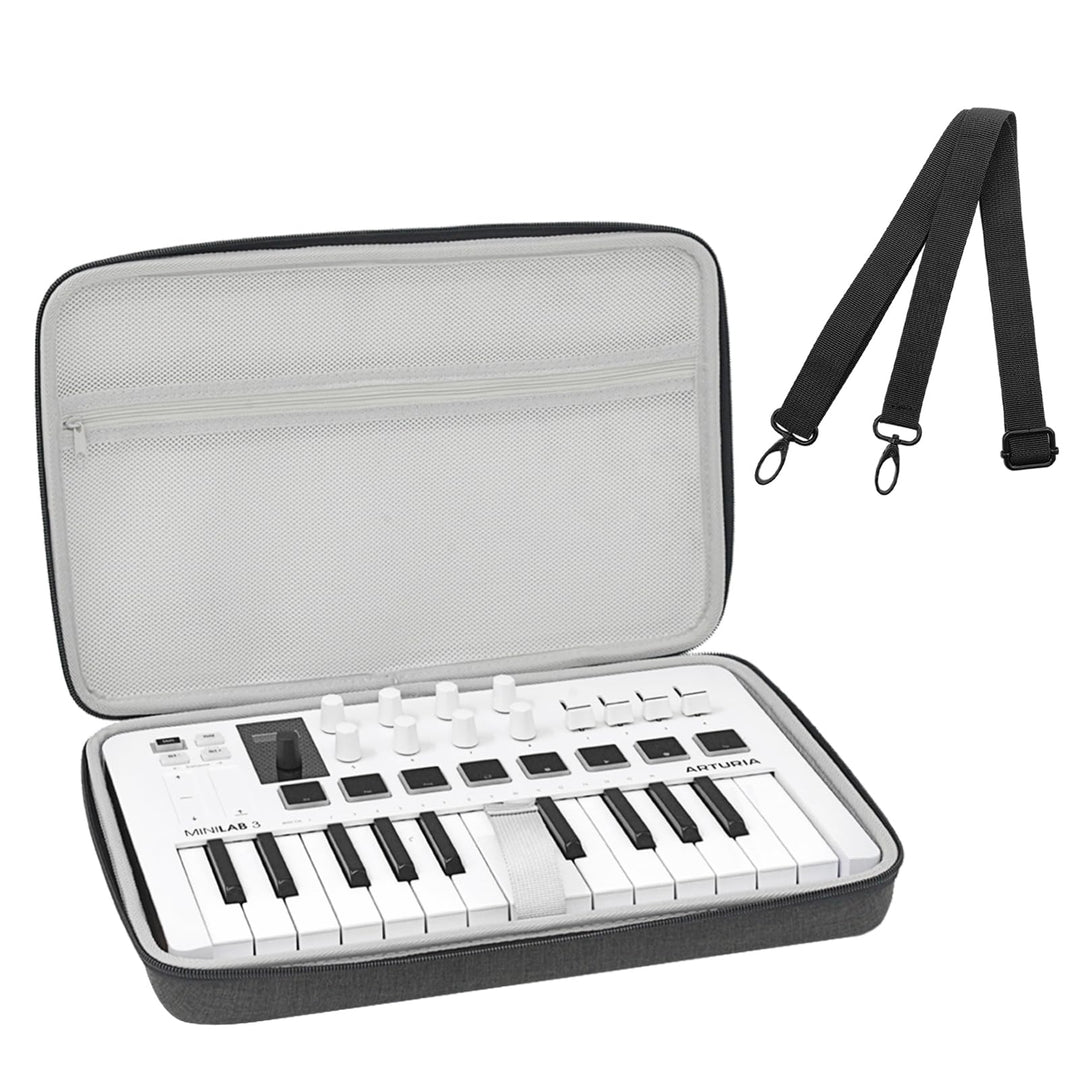 Musiin HardShell Case for Arturia MiniLab 3/MiniLab MkII 25 Slim-Keyboard Controller & Arturia Midi