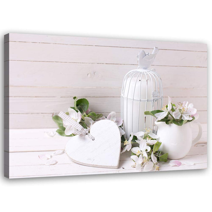 Feeby Bild auf Vlies Leinwand Abstrakte Komposition 90x60 cm Kunstdruck Modern Wandbilder Deko Flur