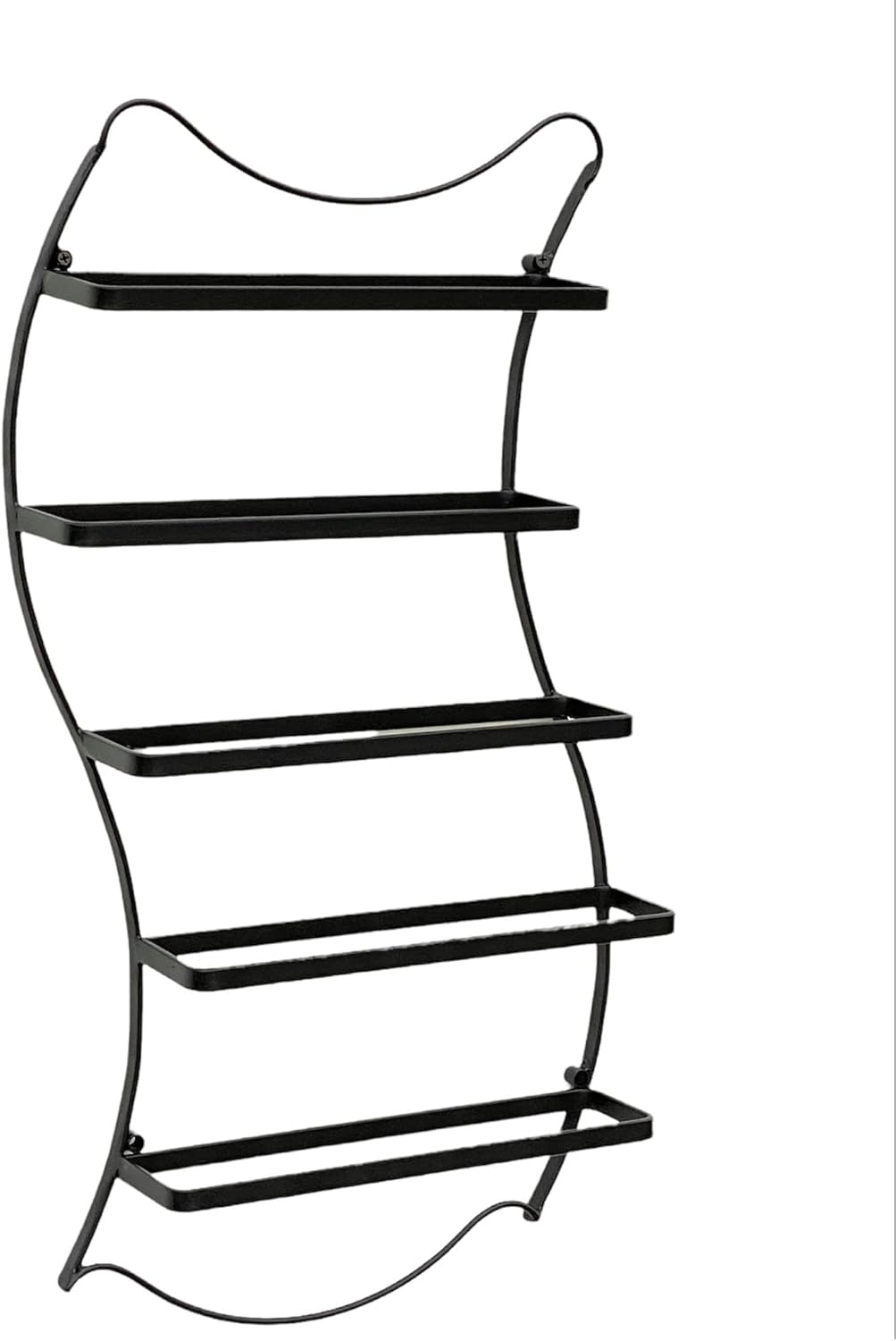 DanDiBo Weinregal Metall Schwarz Wand erweiterbar für 5 Flaschen Lento Flaschenregal 96269 Flaschens
