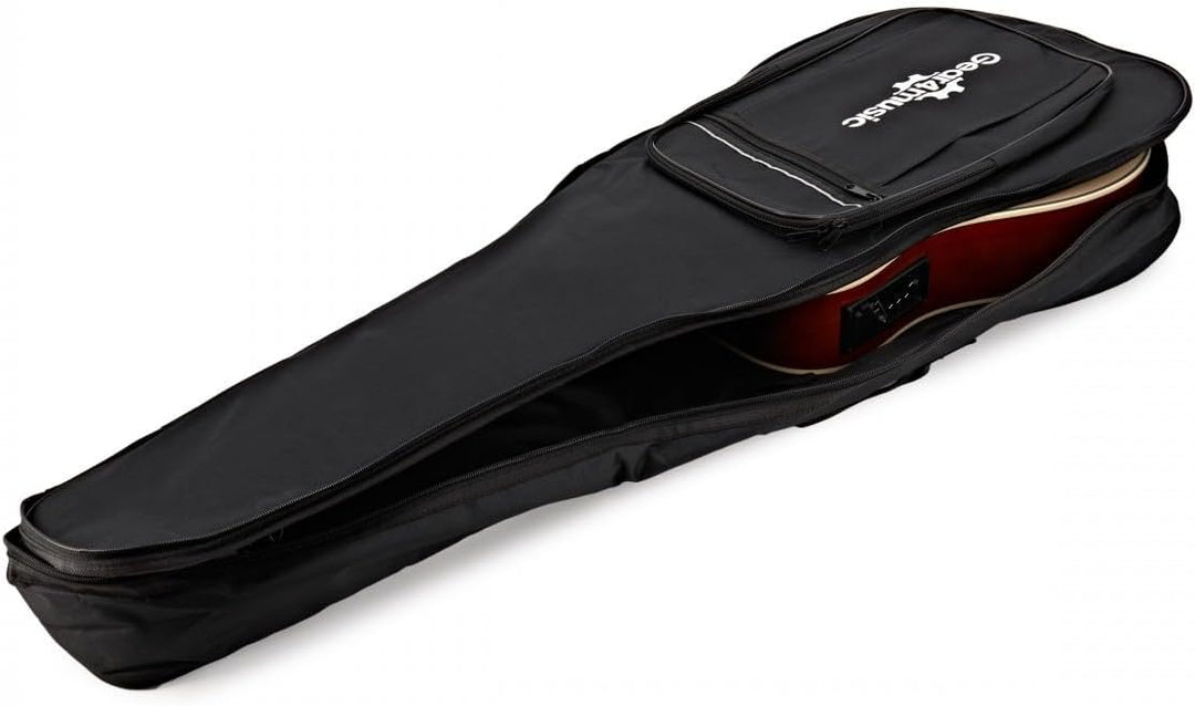 Gear4Music Gepolsterte Gitarrentasche für 3/4-Konzert-/Akustikgitarren