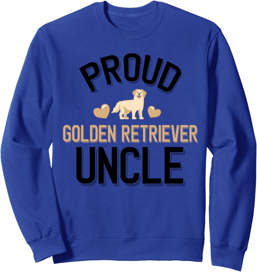 Cute Golden Retriever Uncle Sweatshirt
