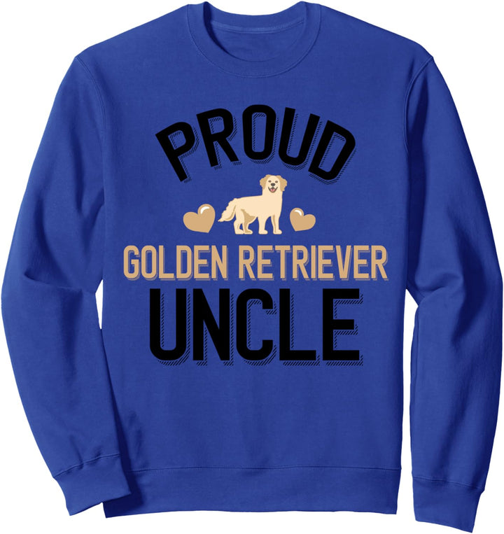 Cute Golden Retriever Uncle Sweatshirt