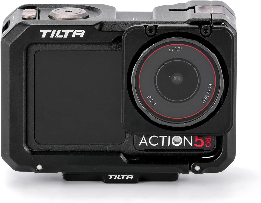 Tilta Kamerakäfig kompatibel mit Osmo Action 3, Action 4 Basic Kit Filmmaking Kit mit Kaltschuh-Empf