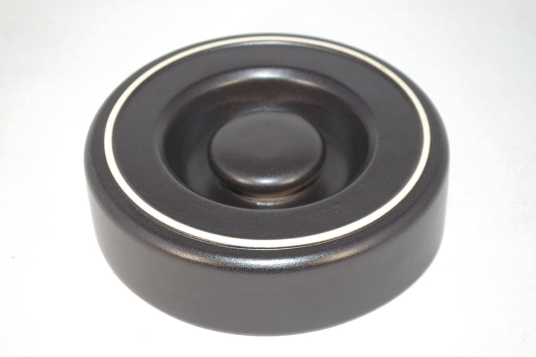 Fermentiertopf 8 Liter schwarz matt aus Steinzeug