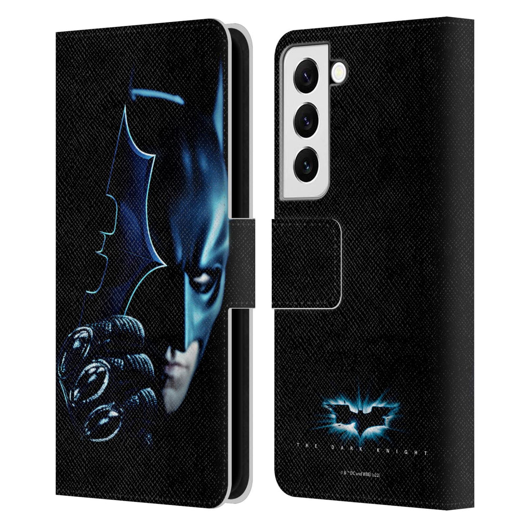 Head Case Designs Offizielle The Dark Knight Batman Batarang Wichtige Kunst Leder-Wallet-Hülle Kompa