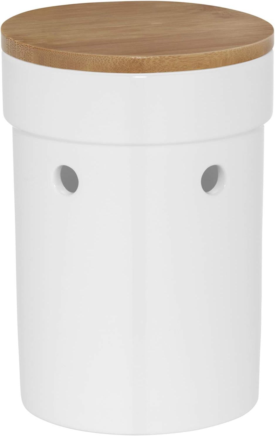 Kela Salena Zwiebeltopf, Keramik, weiss, 15.5 x 15.5 x 21 cm, Zwiebeltopf