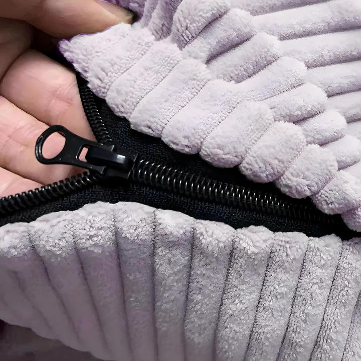 bananair - Sitzsack XXL aus Cordstoff Breit Gerippt für Kinder und Erwachsene - Weich und Bequem - M