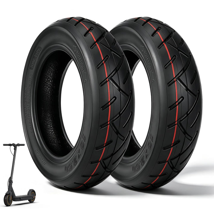 60/70-6.5 Schlauchlose Reifen 10 Zoll Reifen Tubeless für Ninebot Max G30/ G30D 2 / G30E 2 / G30P /