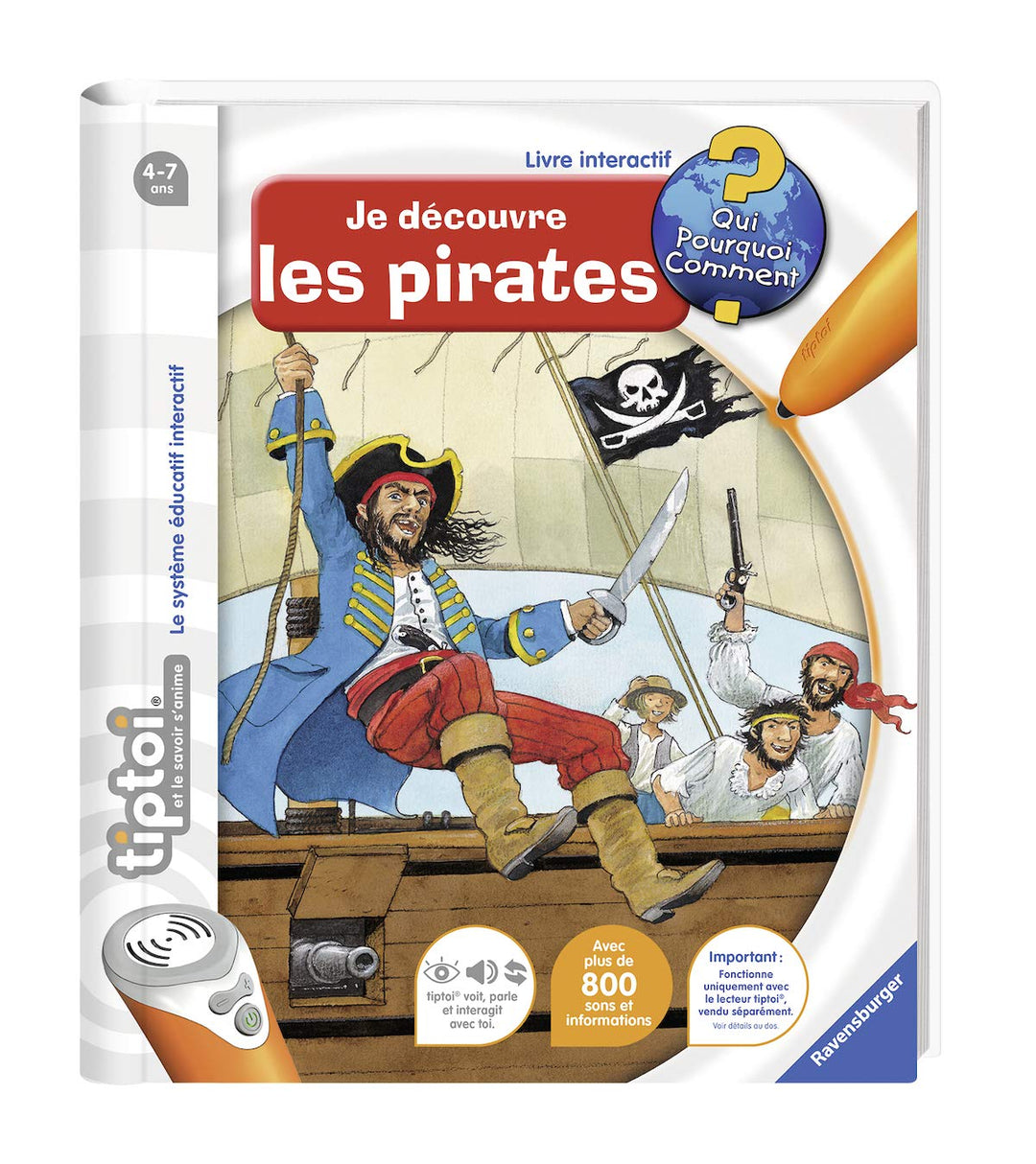 Ravensburger – Tiptoi – Buch (französischsprachige Version) Die Piraten, Die Piraten