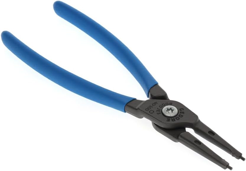 GEDORE Montagezange für Sicherungsring innen, Verwindungshemmend, gerade Backen, Spitzen-Ø: 2,3 mm,