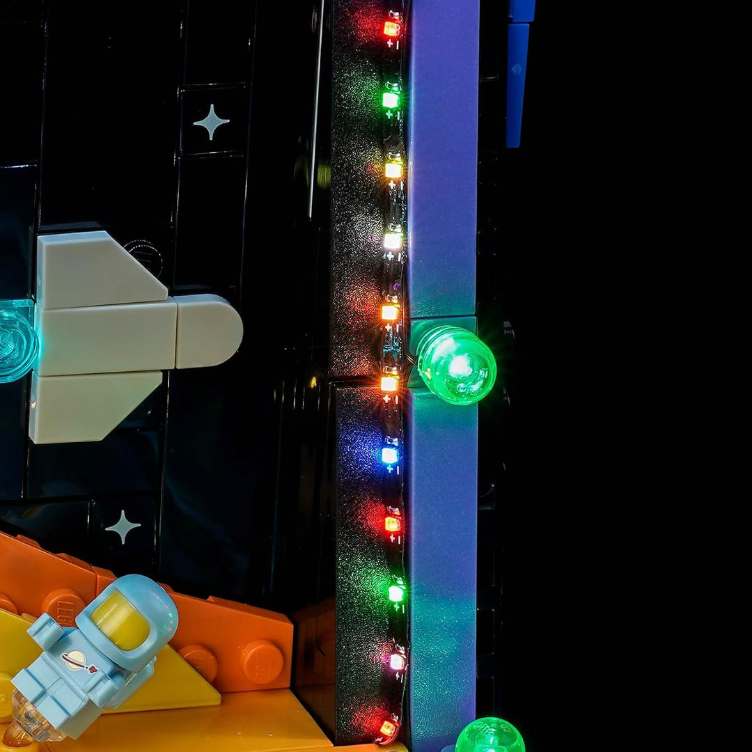 Fernbedienung Licht-Kit Kompatibel mit Lego 11374 Arcade Pinball Machine | Nur Lichtset, Modell Nich
