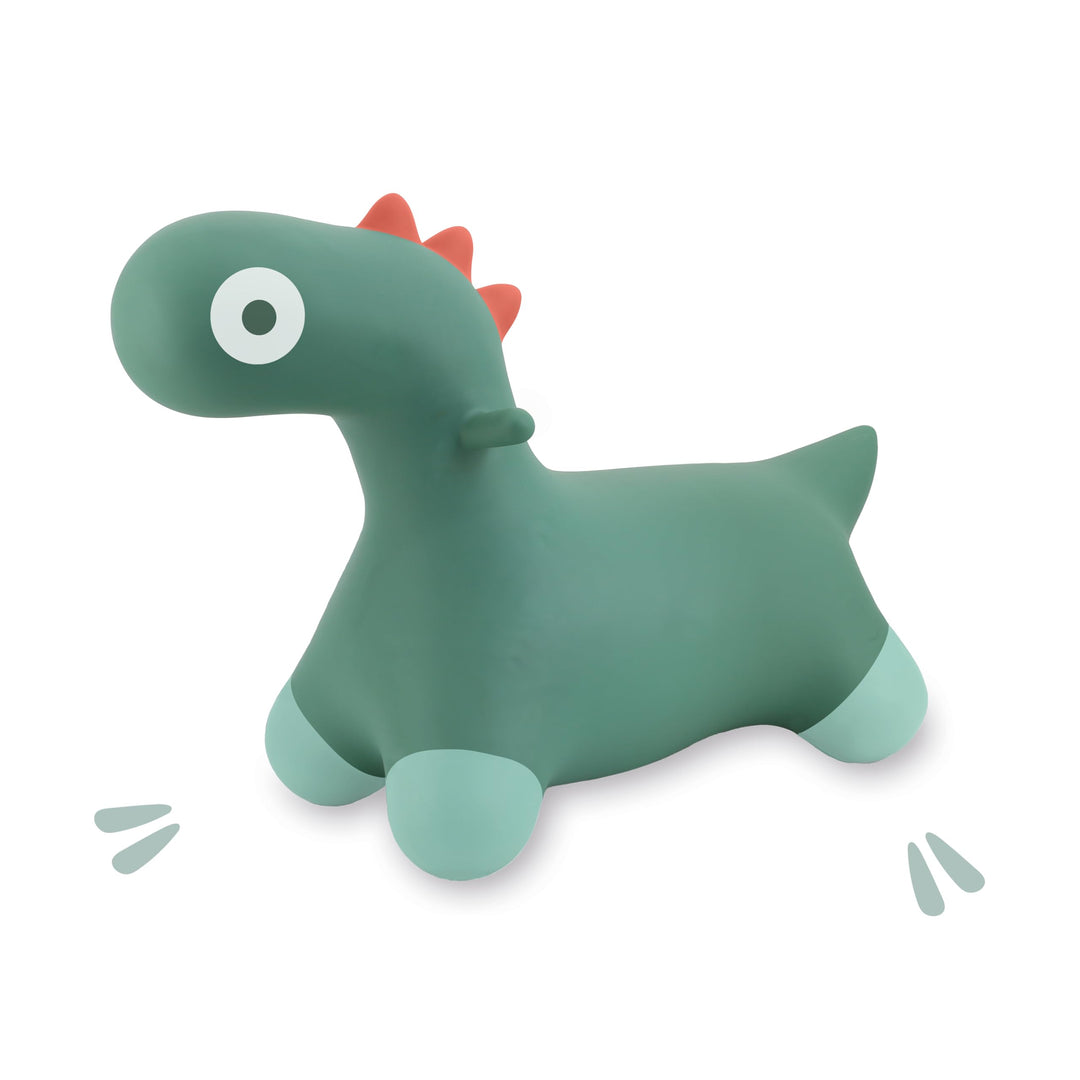 Quut Hoppi Dino Springen – Aufblasbares Gartenspielzeug für Kinder – Robustes Spielzeug für Draussen