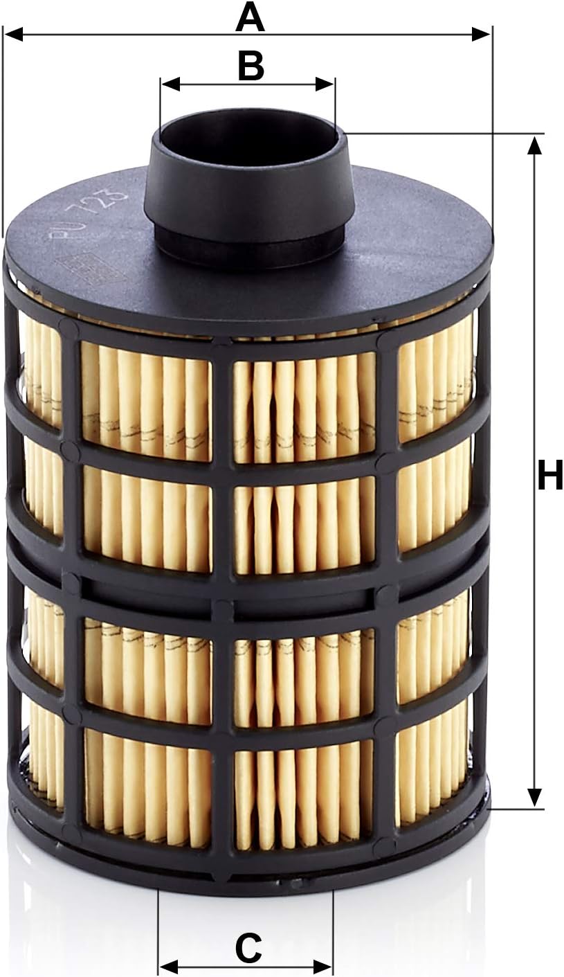 Original MANN-FILTER Kraftstofffilter PU 723 X – Kraftstofffilter Satz mit Dichtung/Dichtungssatz –