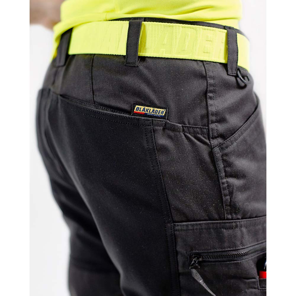 Blakläder 155118119933D124 Warn-Bundhose Grösse mit Stretch in schwarz/gelb, D124 D124 Black / Yello