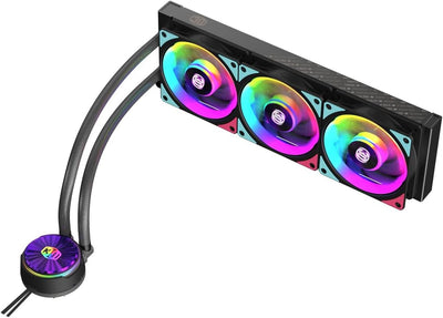 Cooler Master MasterLiquid PL360 Flux CPU-Kühler - AIO Wasserkühlung mit 3 x 120mm Lüfter, 360mm Küh