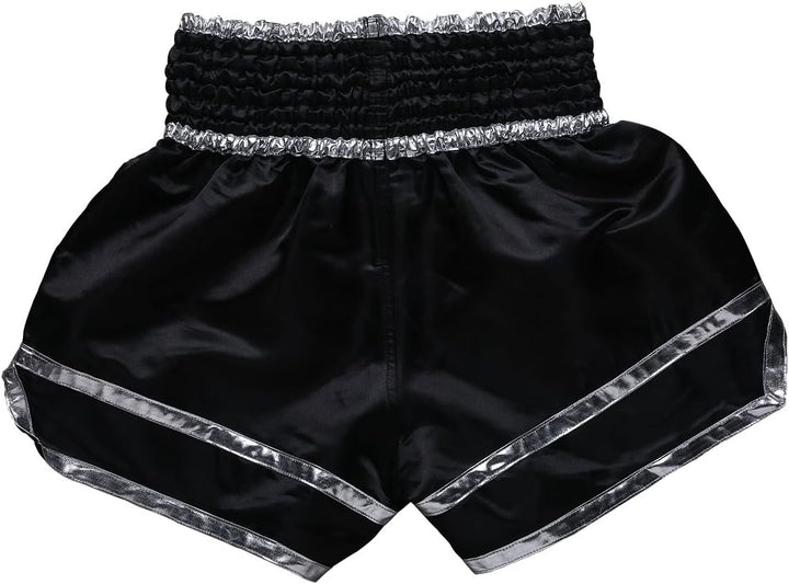 FLUORY Muay Thai-Shorts, hohe Qualität, Shorts für Thaiboxen, MMA, Kickboxen, für Damen, Herren, Kin