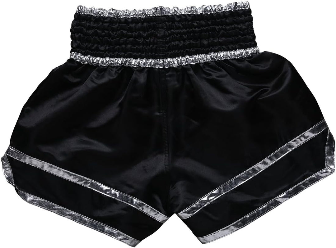 FLUORY Muay Thai-Shorts, hohe Qualität, Shorts für Thaiboxen, MMA, Kickboxen, für Damen, Herren, Kin