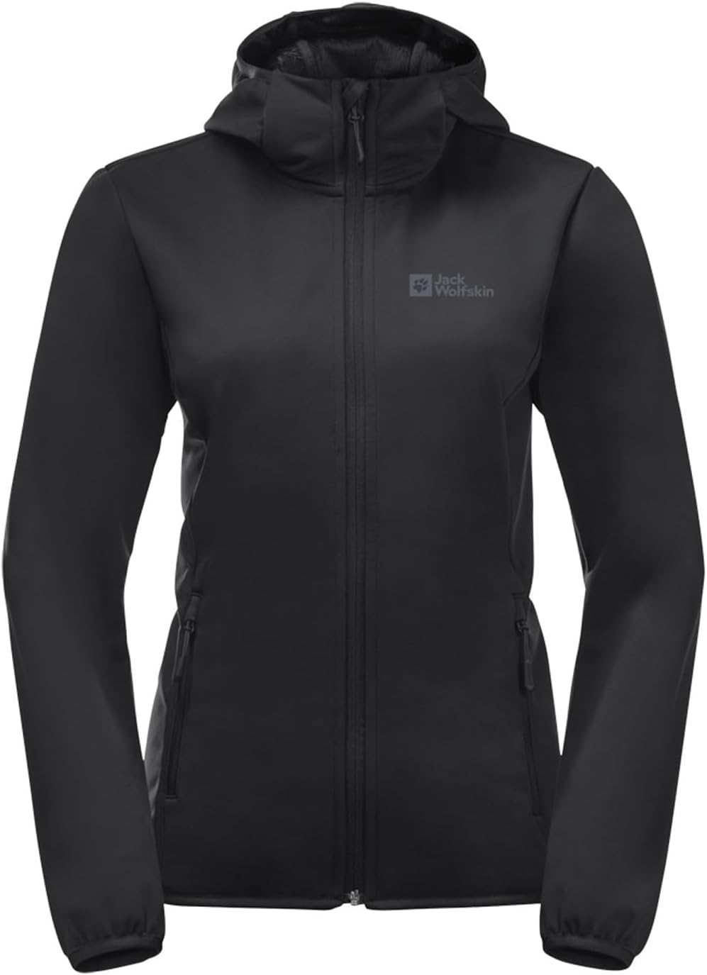 Jack Wolfskin Damen Windhain Hoody W Softshelljacke XS Schwarz, XS Schwarz