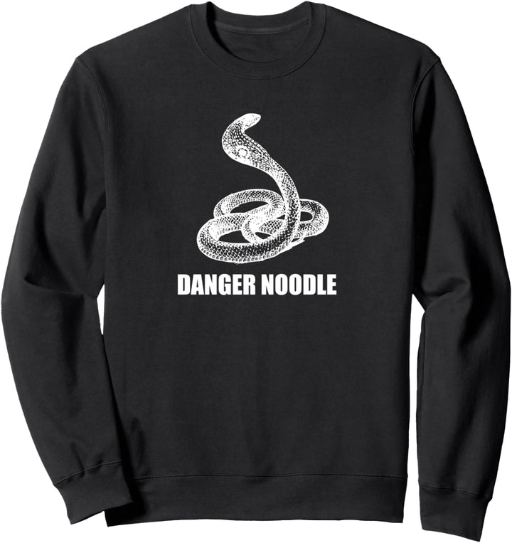 Lustige Tiere der Welt Meme - Gefahr Nudelschlange Sweatshirt