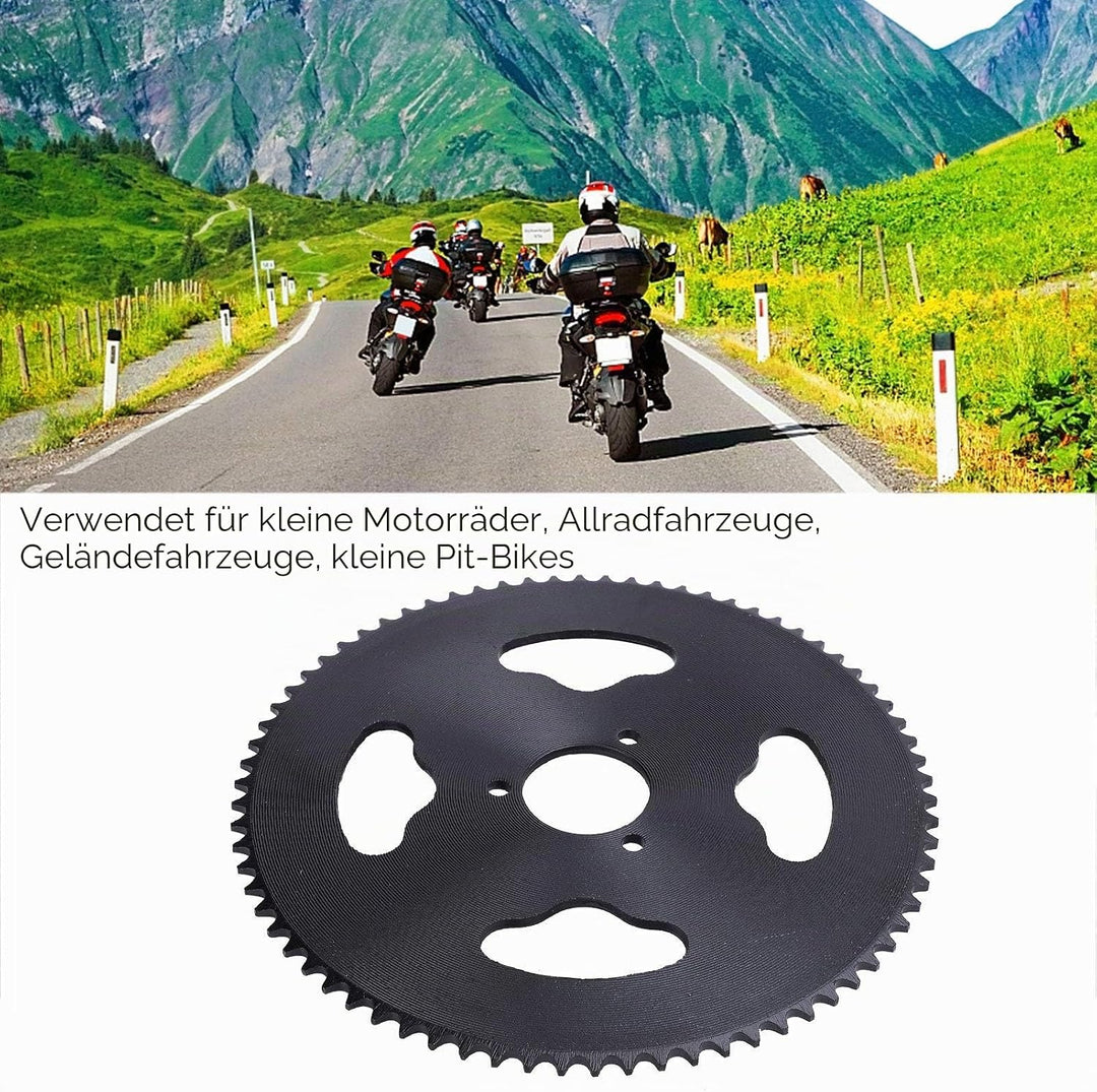 Stahl Kettenrad, T8F 74T Zahn 35MM Motorrad Kettenrad Langlebiges Motorrad Ersatzzubehör