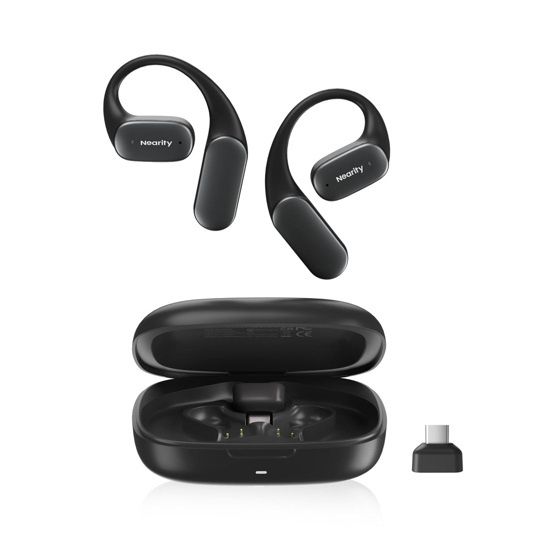 NEARITY MemPod Fit 2 Open-Ear Bluetooth-Kopfhörer, kabellose Ohrhörer mit tiefem Bass, bis zu 45 Std