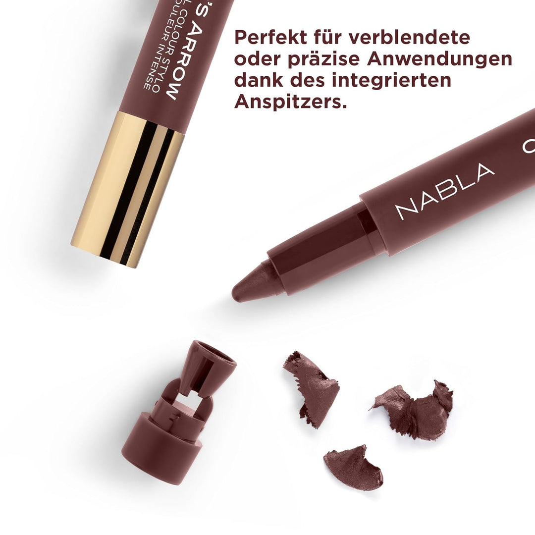 NABLA Cupid's Arrow Longwear Stylo, Maroon | Langhaftender und hochpigmentierter Stift | Eyeliner, L