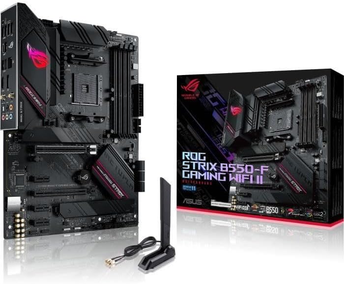 ROG Strix B550-F Gaming WI-FI II Mainboard Sockel AMD AM4 (AMD B550, ATX, PCIe 4.0, WiFi 6E, SATA 6G