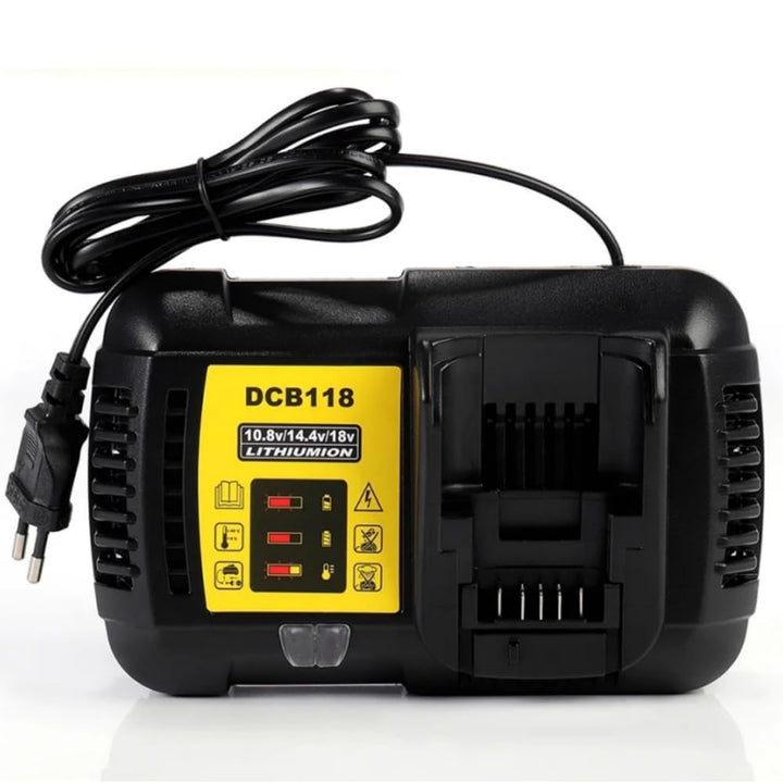 Schnellladegerät für De-WA-t Lithium-Ionen Ersatzakku 14,4 V 18 V 10,8 V DCB118 DCB101 DCB107 DCB105