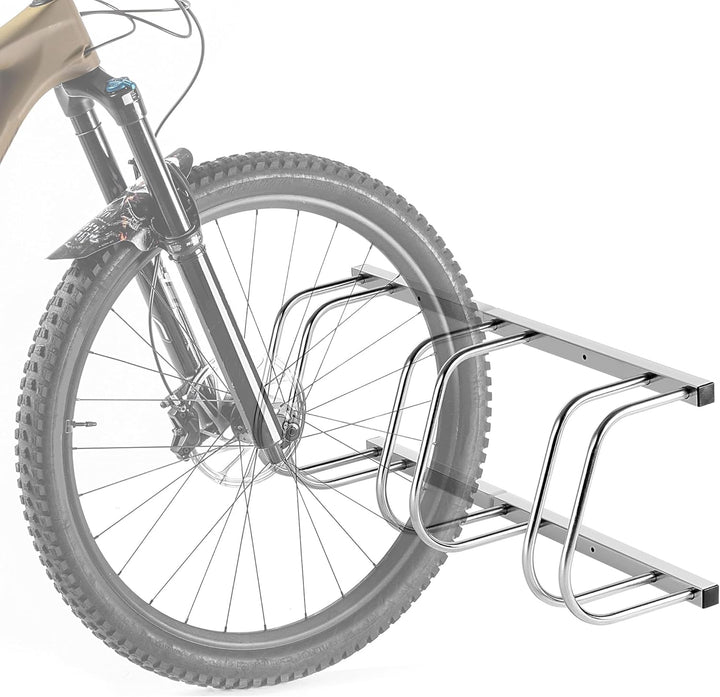 KADAX Fahrradständer für 3 Fahrräder für Boden oder Wandmontage, Fahrradhalter aus verzinktem Stahl