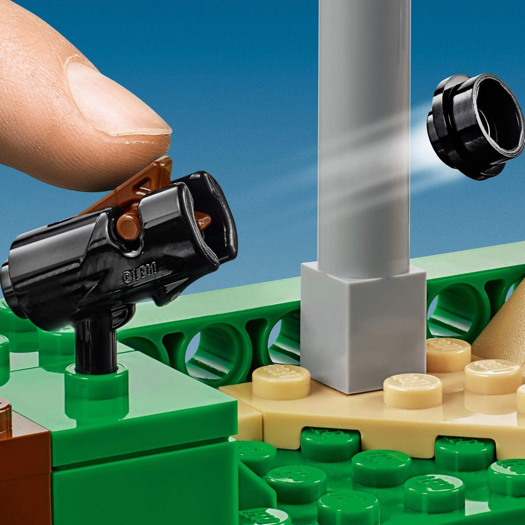 LEGO 75956 Harry Potter Quidditch Turnier Bauset, Gryffindor, Slytherin, Ravenclaw und Hufflepuff Tü