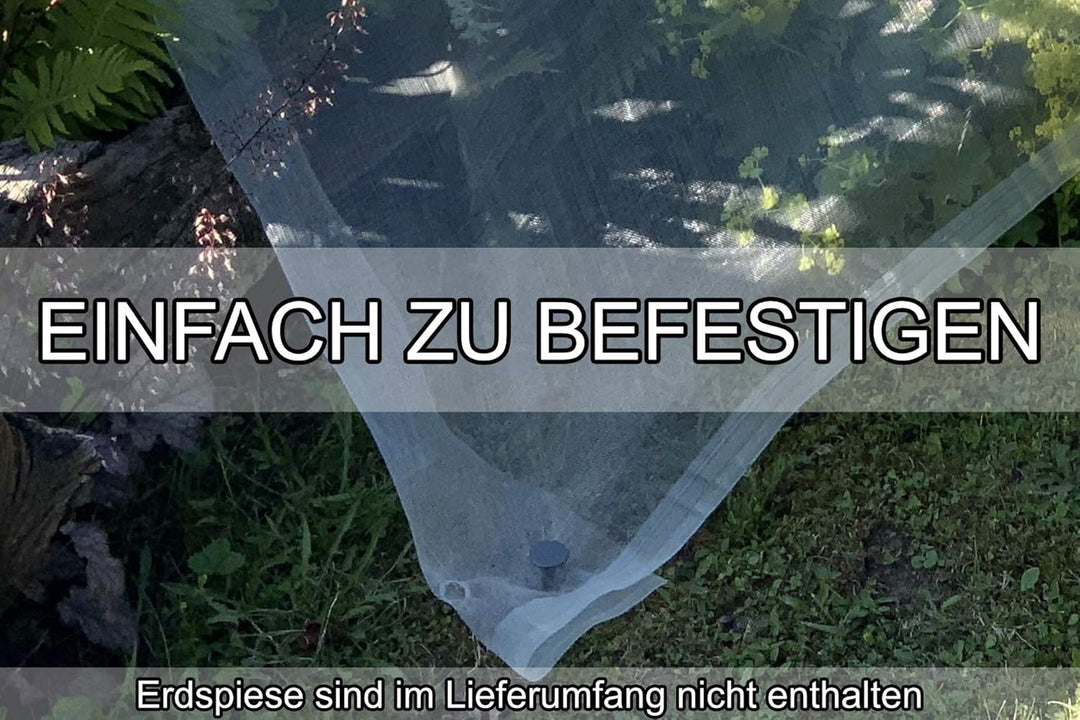 AGRIplus Teichnetz - Sehr feinmaschig, UV-beständig & reissfest - Gegen Laub - Als Vogelabwehr & Kat