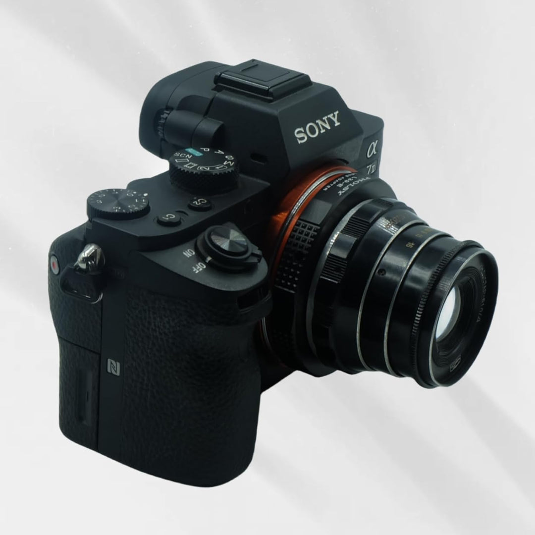 PHOLSY Objektivadapter Leica M39 auf Sony E Kompatibel für Leica L39 M39 LTM 39mm Objektiv auf Sony