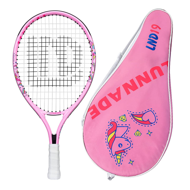 LUNNADE Tennisschläger für Kinder Junior, 19/21/23/25 Zoll Jugend Tennisschläger mit Hülle, geeignet