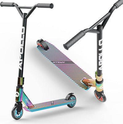 Apollo Stunt Scooter - Genius Pro | Robuster Kinder Scooter mit ABEC 9 Kugellager | Trick Roller, Tr