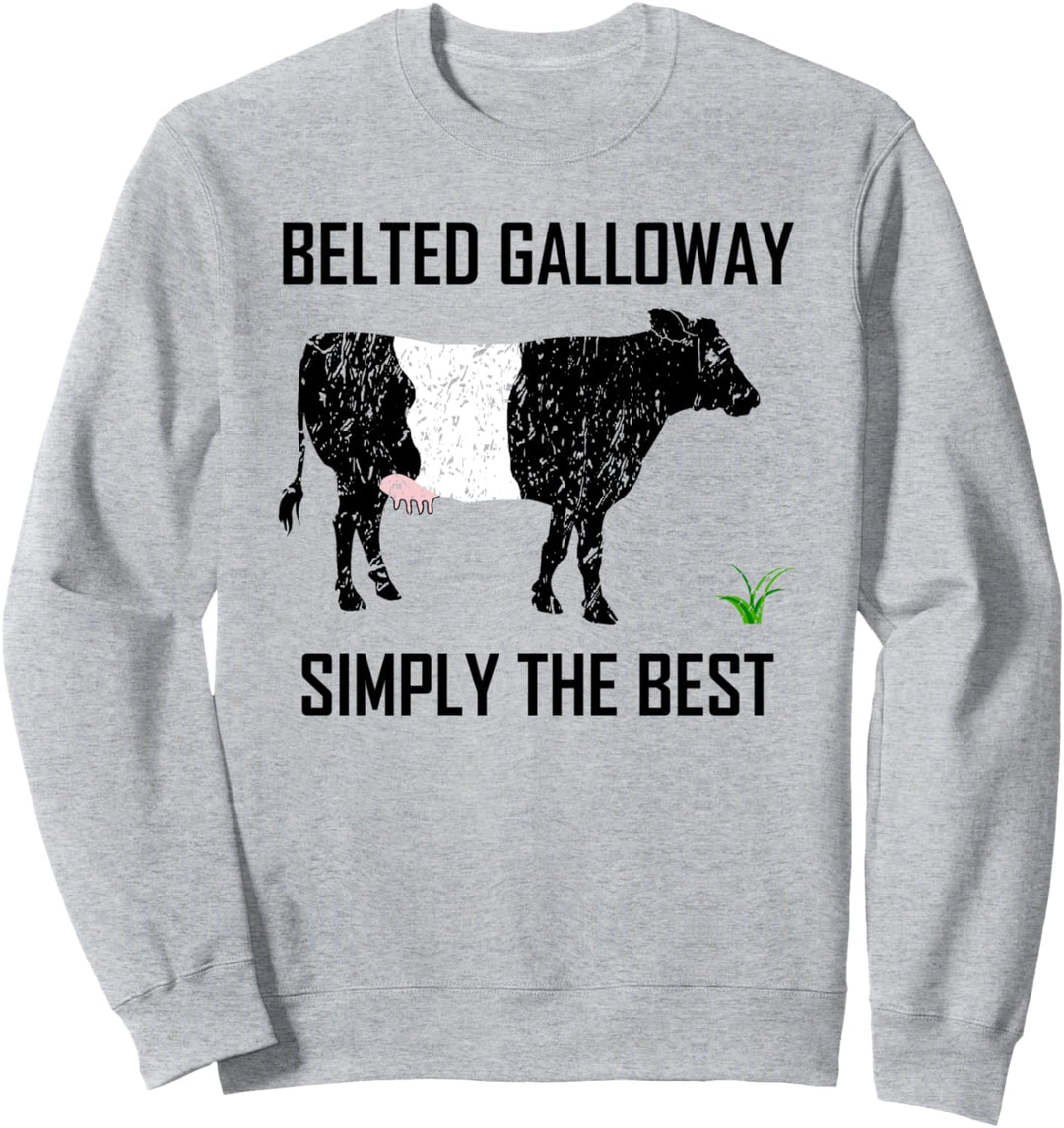 Belted Galloway Simply The Best Vintage Kuh Geschenk Shirt Sweatshirt