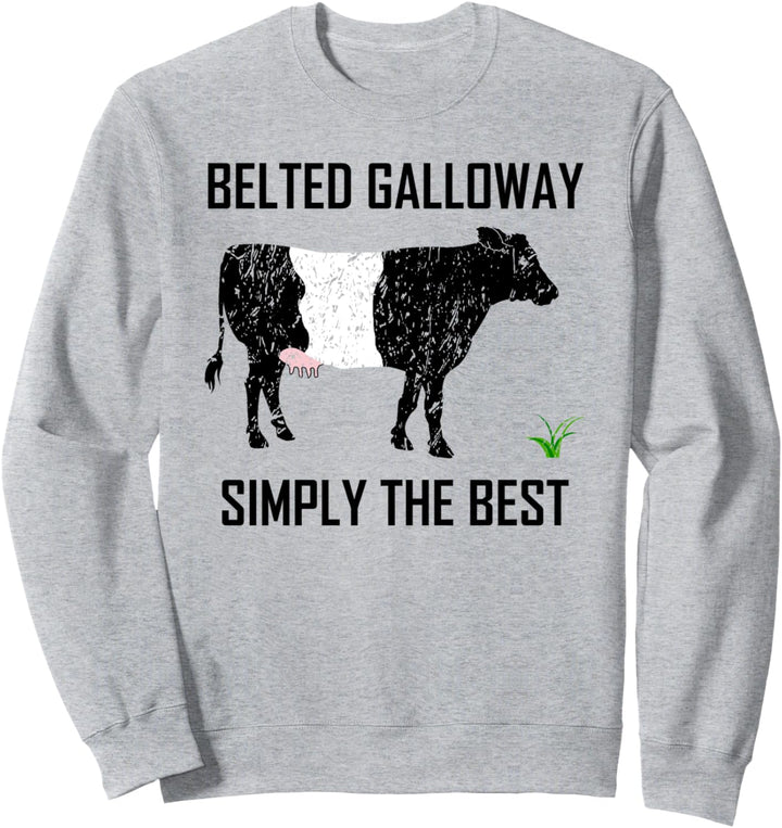 Belted Galloway Simply The Best Vintage Kuh Geschenk Shirt Sweatshirt