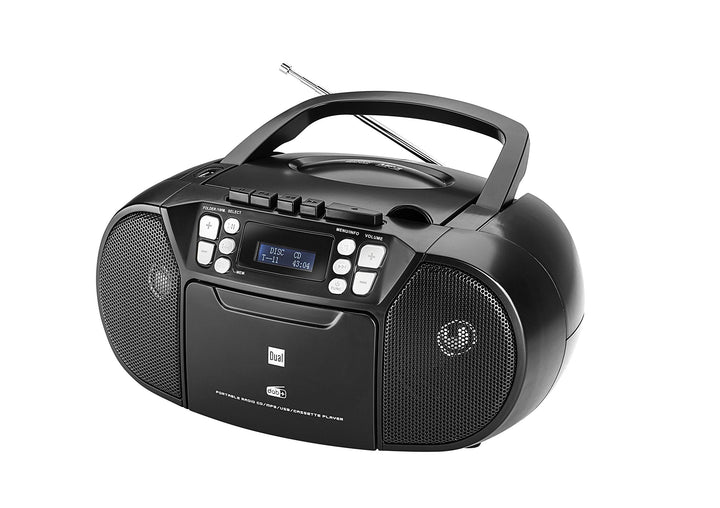 Dual,75961,DAB-P AA8210 Kassettenradiomit Schwarz, Schwarz