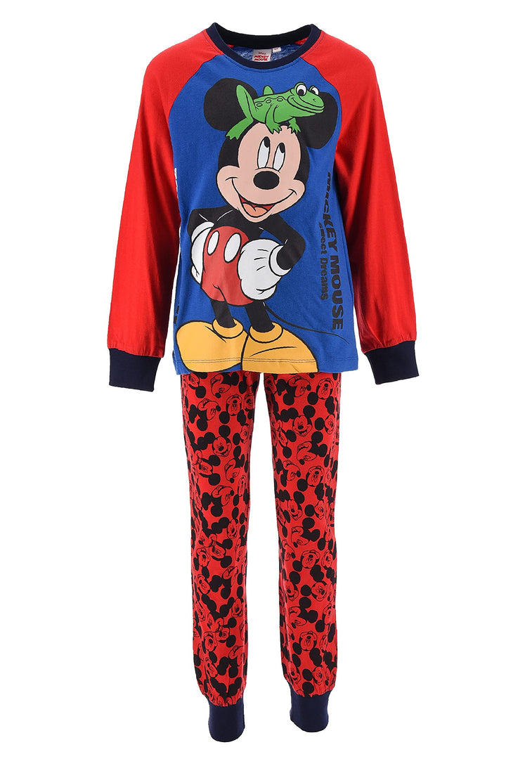 Mickey Mouse Jungen Lang Pyjama Schlafanzug 8 Jahre Blau, 8 Jahre Blau