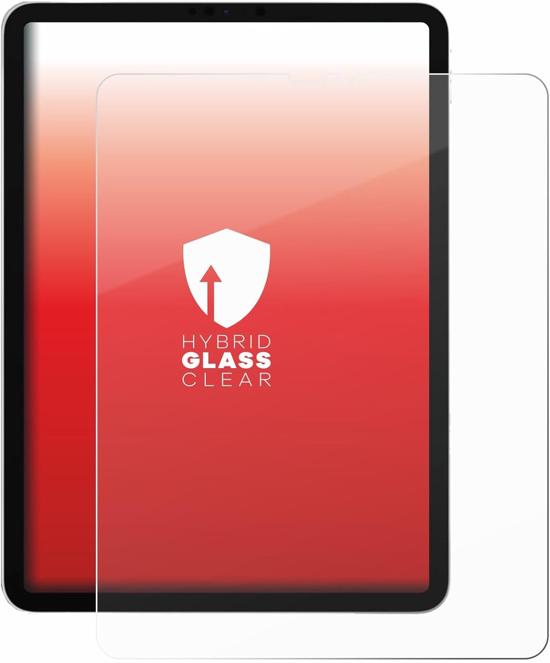 upscreen Panzerfolie Schutzfolie für Apple iPad Pro 12.9" 2018 (3. Gen.) - Schutz-Glas [Klar, 9H Kra
