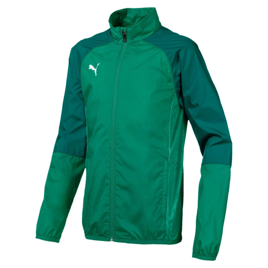 PUMA Mädchen Trainingsjacke CUP Sideline WovenJKT CoreJr 116 Pepper Green-Alpine Green, 116 Pepper G