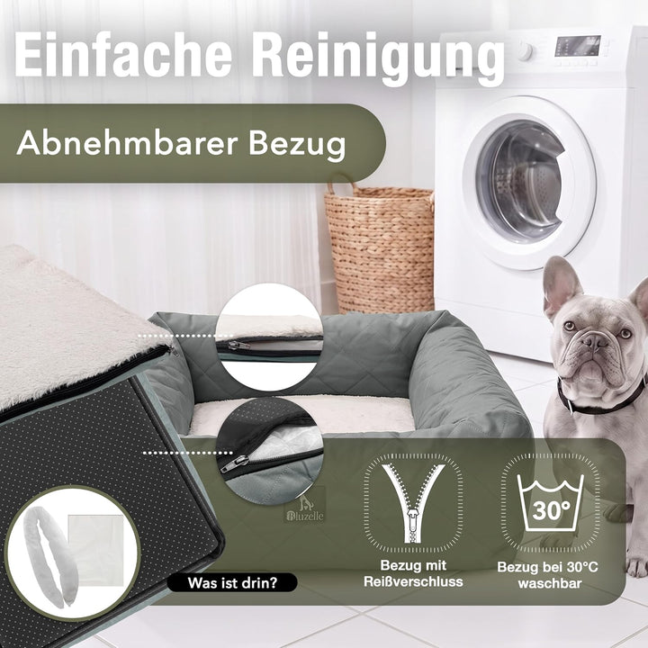 Hunde Autositz Auto Hundesitz, 2-in-1 Hundebett Hundekorb für kleine & mittelgrosse Hunde, Oxford St