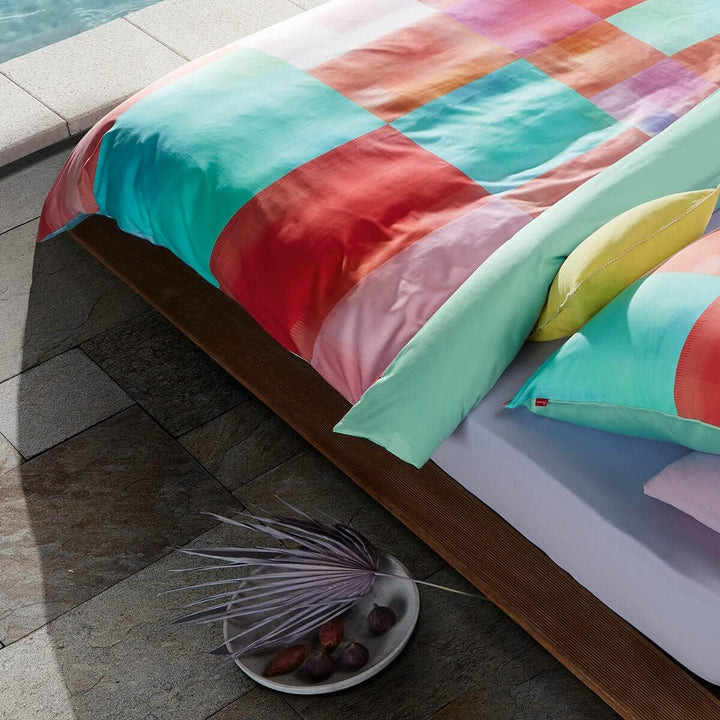 fleuresse Mako-Satin Bettwäsche Bed Art S Helmond Multicolor 1 Bettbezug 200 x 200 cm + 2 Kissenbezü