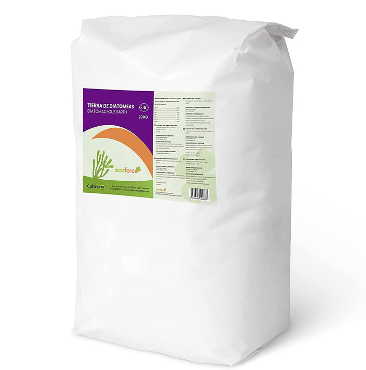 CULTIVERS Diatom Erde 20 kg mikronisiert .100% natürlich und ökologisch. Nicht kalziniert Hohe Reinh