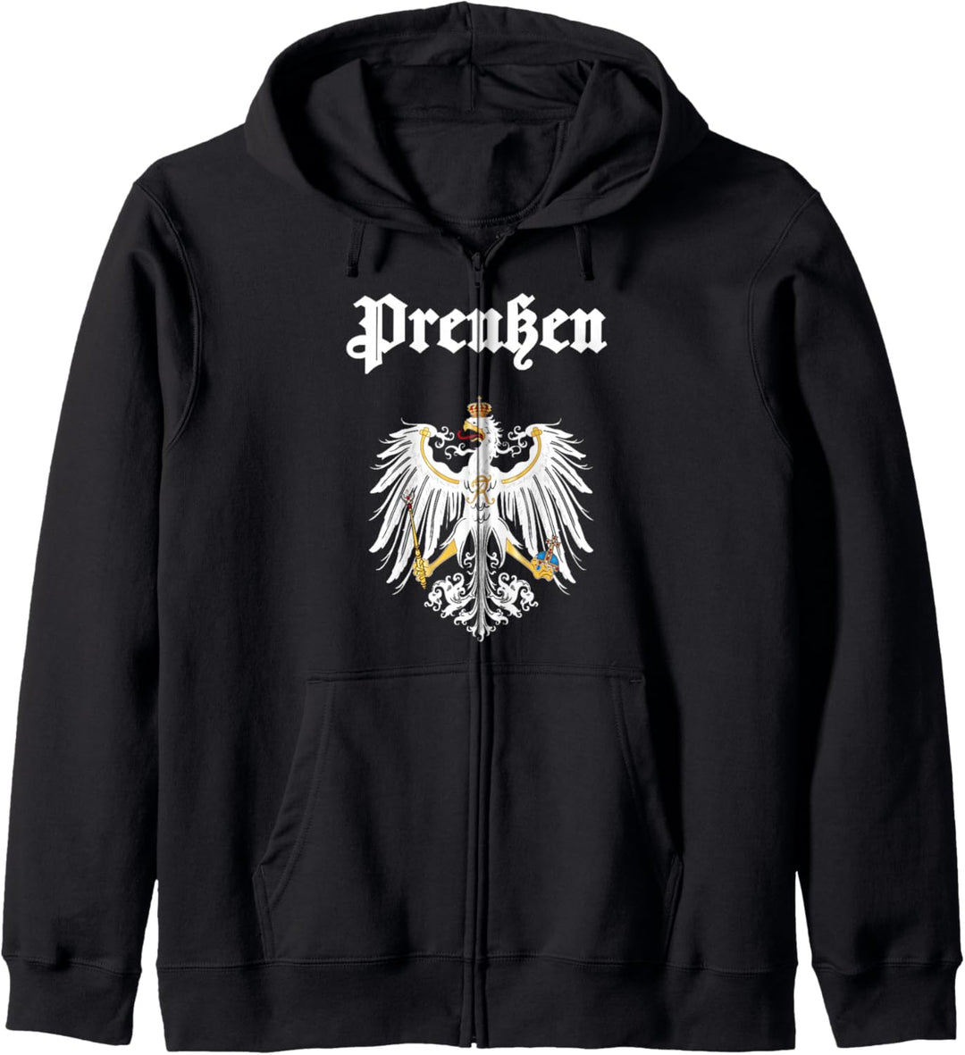 Königreich Preussen Adler - Ostpreussen Wappen Kapuzenjacke