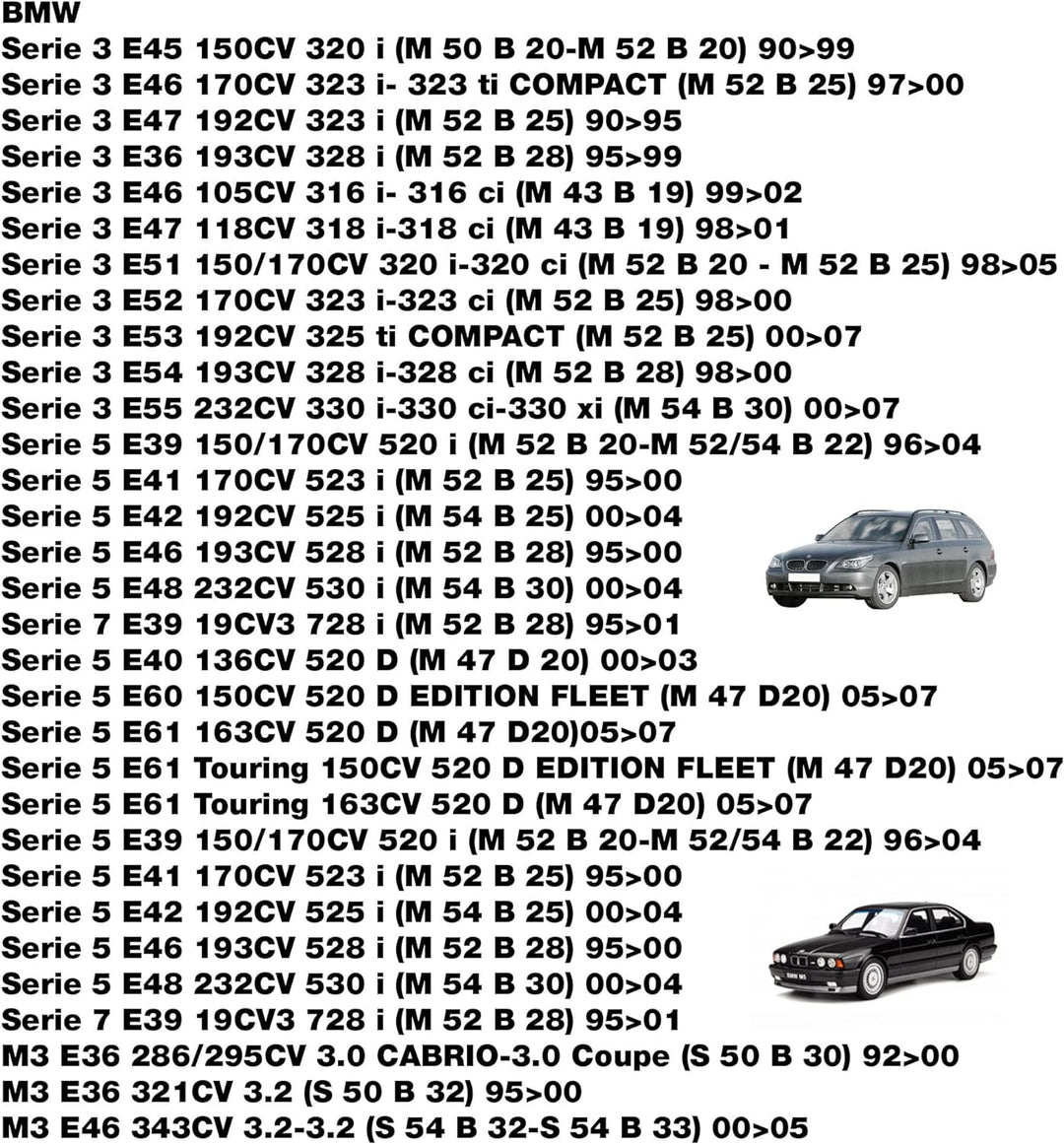Simoni Racing Luftfilter passend für BMW 3er E36/E46/X3 1996-2007