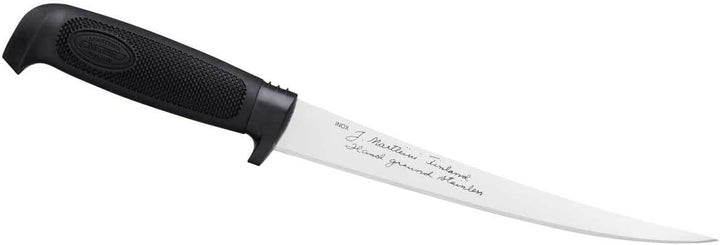 Marttiini Finnisches Filiermesser, preiswert, Klinge 19 cm, rostfrei, Kunststoff-Scheide