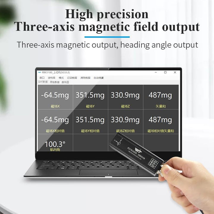 WitMotion HWT3100 DREI-Achsen-Elektronischer Kompass Geomagnetischer Sensor Magnetometer Heading Ang