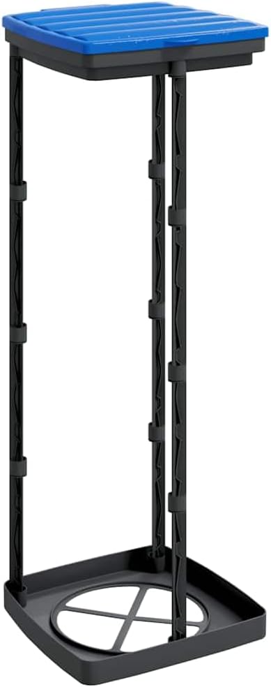 vidaXL Müllsackständer 2 STK., Müllsackhalter mit Deckel, Mülltütenhalter für Küche Garten Garage, M