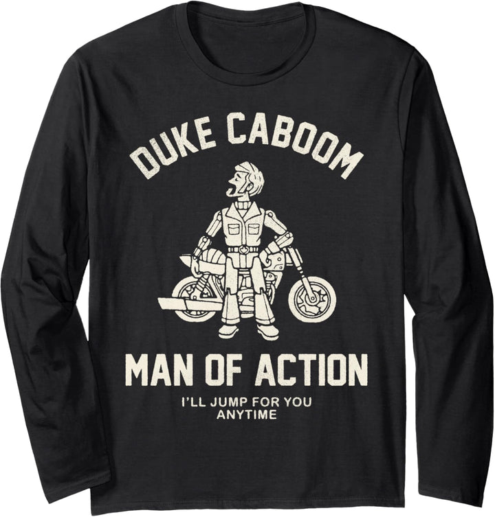 Disney Pixar Toy Story Duke Caboom Man Of Action Langarmshirt