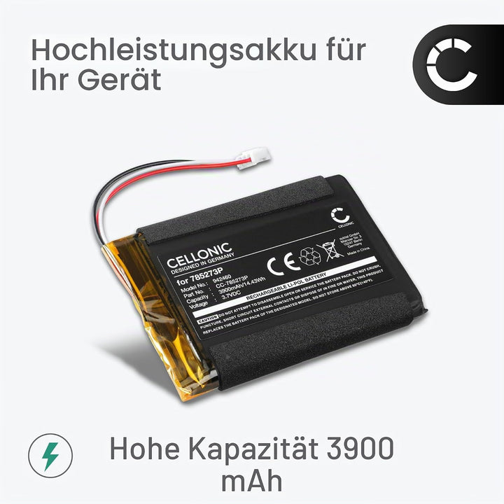 CELLONIC Akku kompatibel mit Tigermedia Tigerbox Touch 3.7V 3900mAh